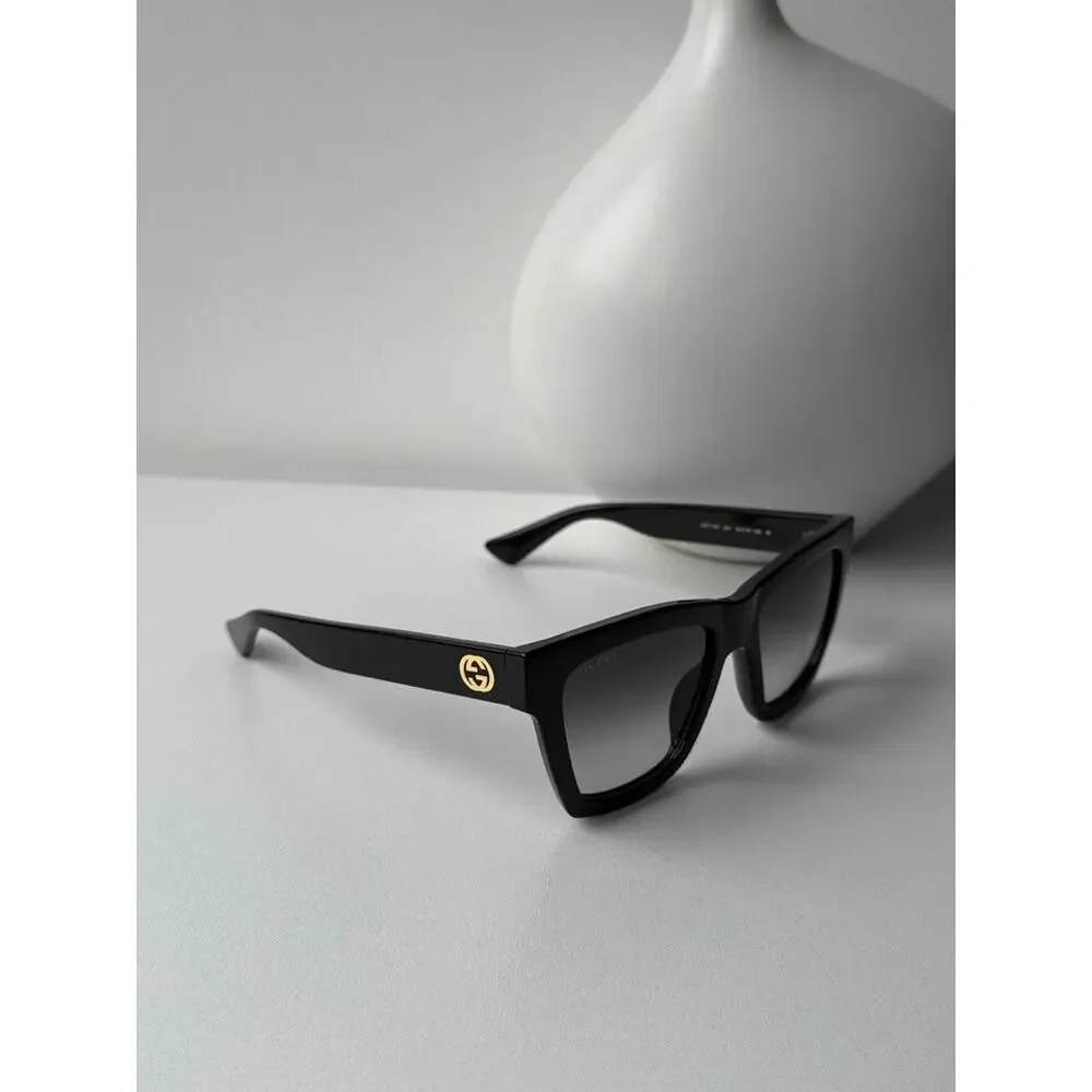 NEW Gucci GG1714S Black Cat Eye Sunglasses